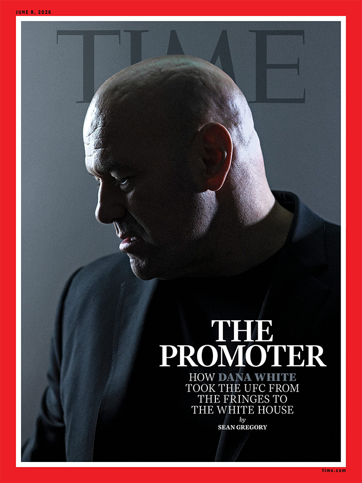 Dana White xuất hiện trên bìa TIME Magazine