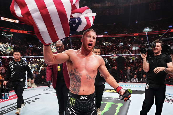 Justin Gaethje lật ngược thế trận rồi giành chiến thắng lớn nhất sự nghiệp