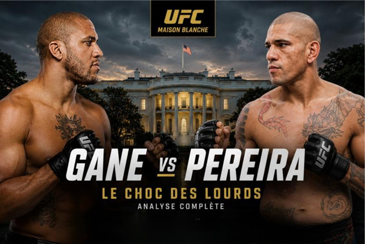 Ciryl Gane hạ knock-out Alex Pereira, giành đai vô địch tạm thời hạng nặng tại UFC Freedom 250